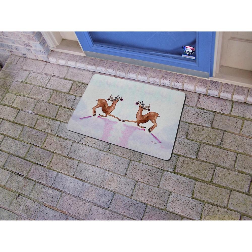 Dancing Deer Door Mat 18x26