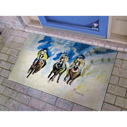 Three Racing Door Mat 30x50