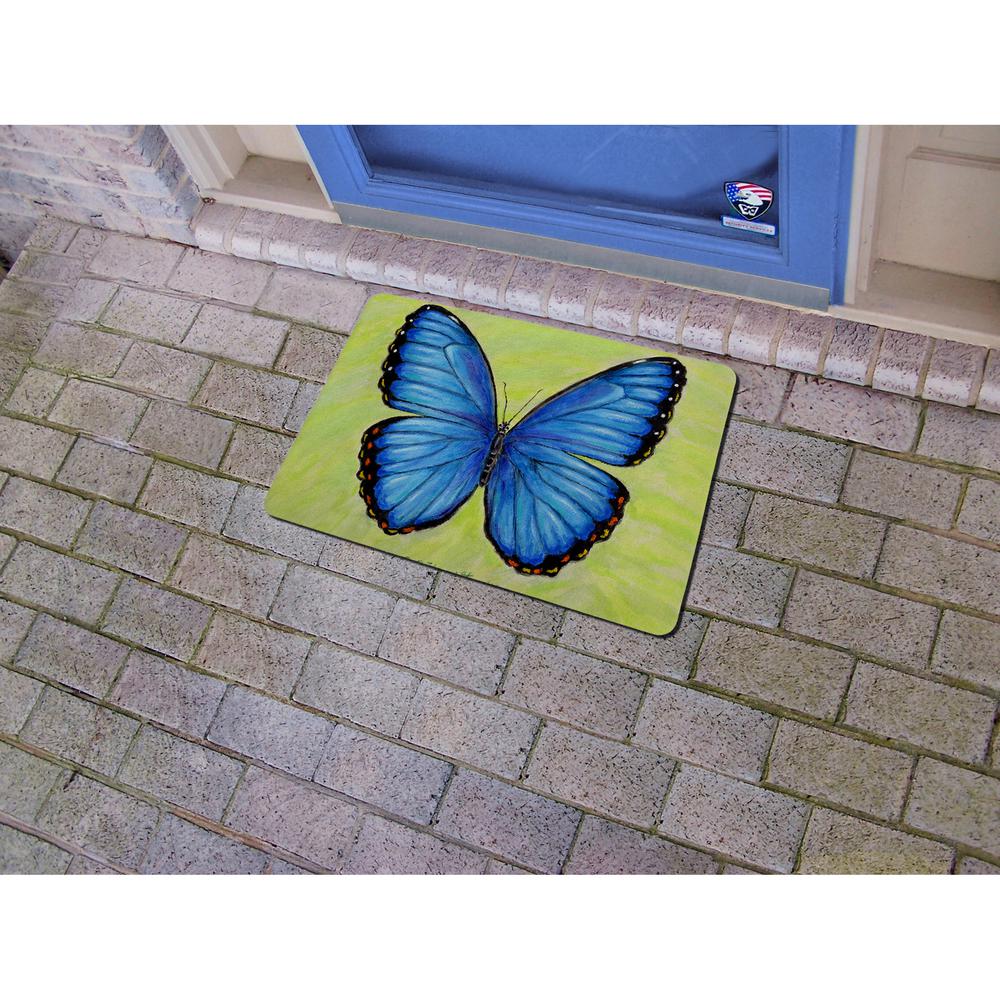 Dick's Blue Morpho Door Mat 18x26