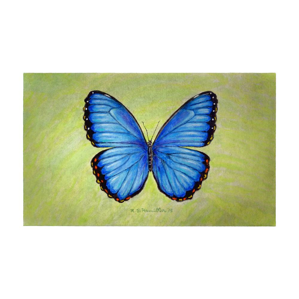Dick's Blue Morpho Door Mat 30x50
