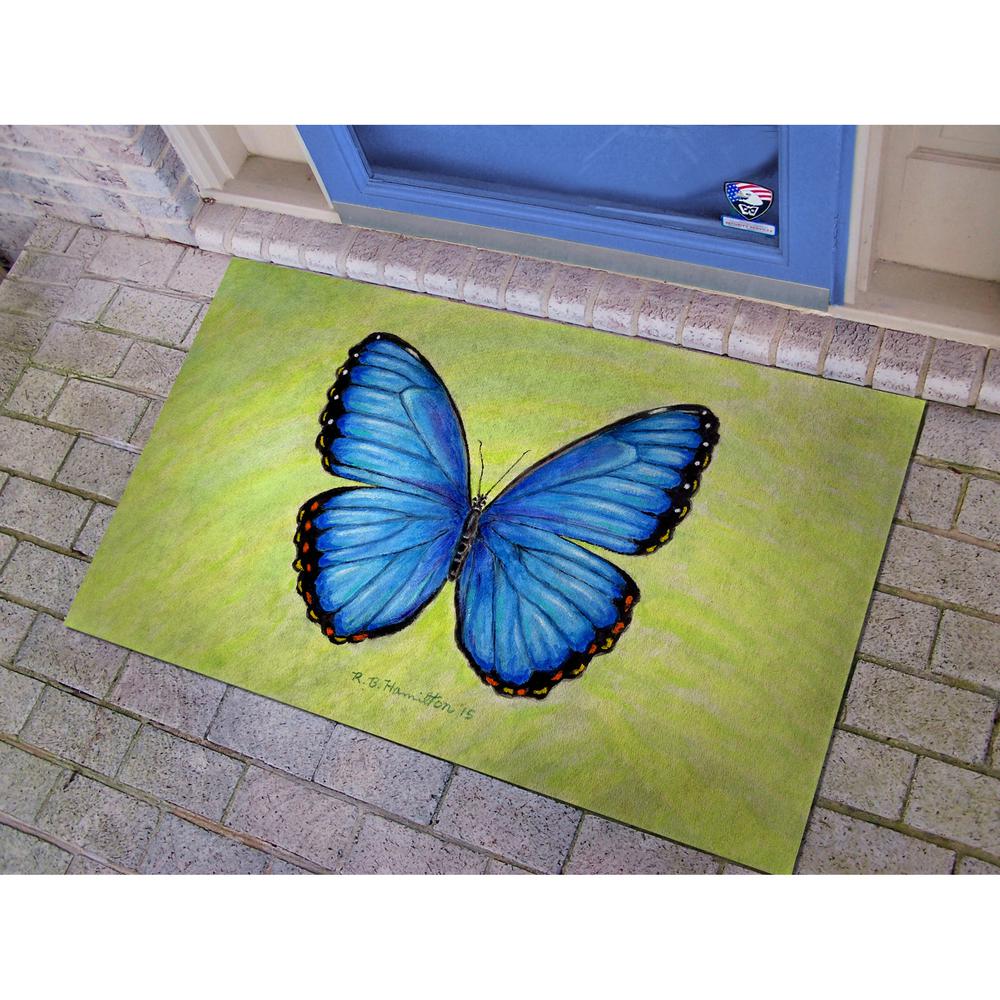 Dick's Blue Morpho Door Mat 30x50