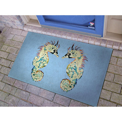 Betsy's Sea Horses Door Mat 30x50