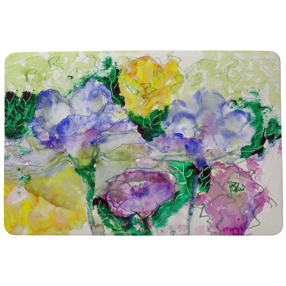 Watercolor Garden Door Mat 18x26
