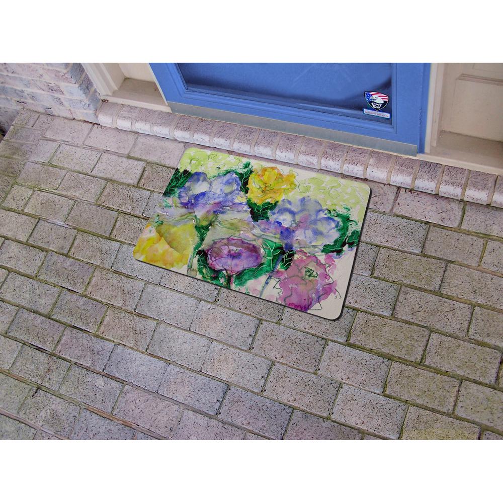 Watercolor Garden Door Mat 18x26