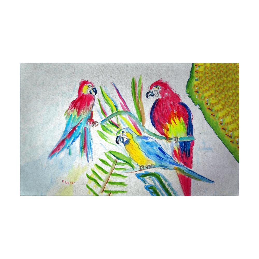 Three Parrots Door Mat 30x50