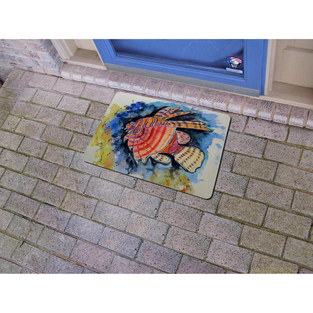 Betsy's Lion Fish Door Mat 18x26