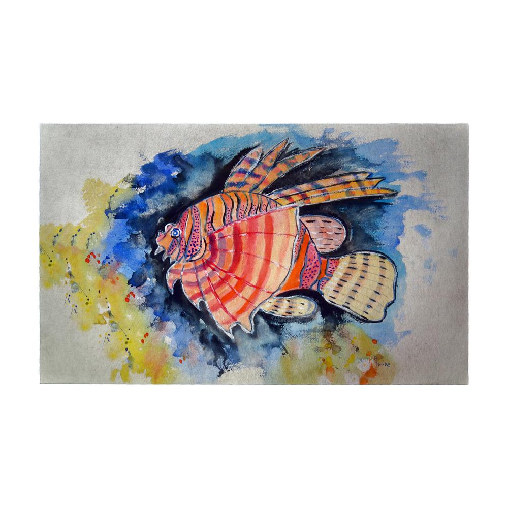 Betsy's Lion Fish Door Mat 30x50
