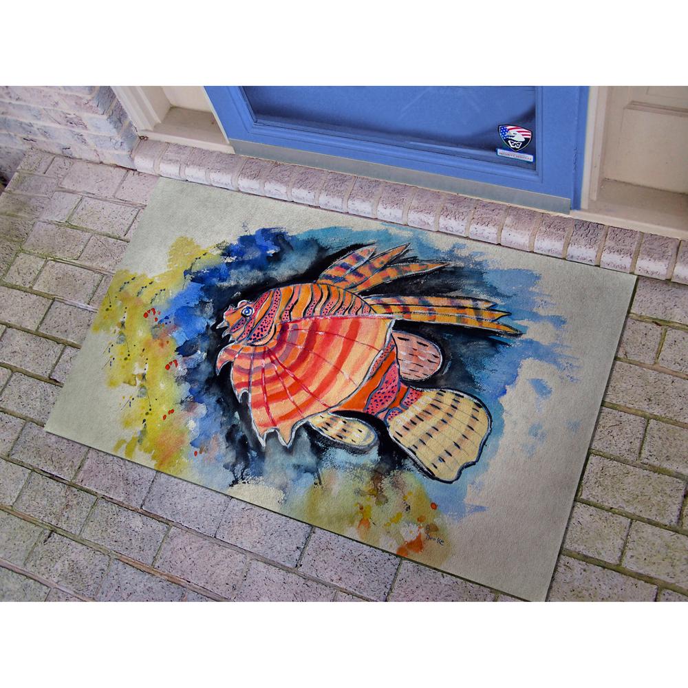 Betsy's Lion Fish Door Mat 30x50