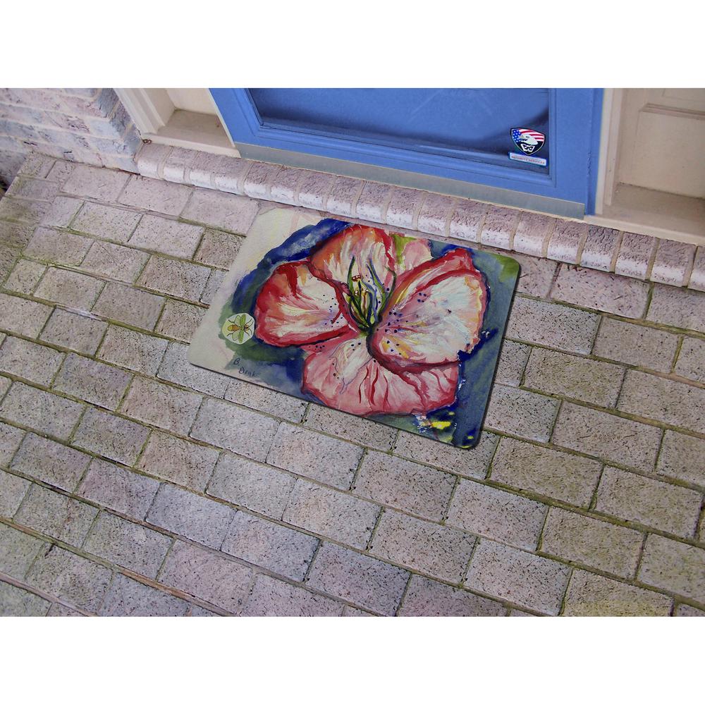 Hibiscus Door Mat 18x26