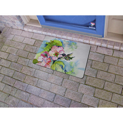Hummingbird & Hibiscus Door Mat 18x26