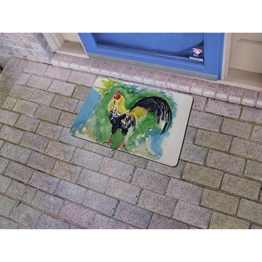 Bantam Rooster Door Mat 18x26