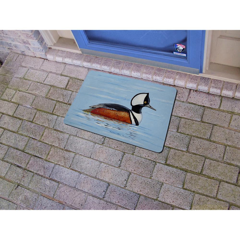 Hooded Merganser Door Mat 18x26