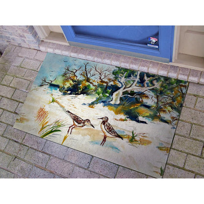 Trees & Beach Door Mat Large 30"x50"