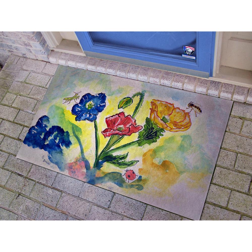Bugs & Poppies Door Mat 30x50