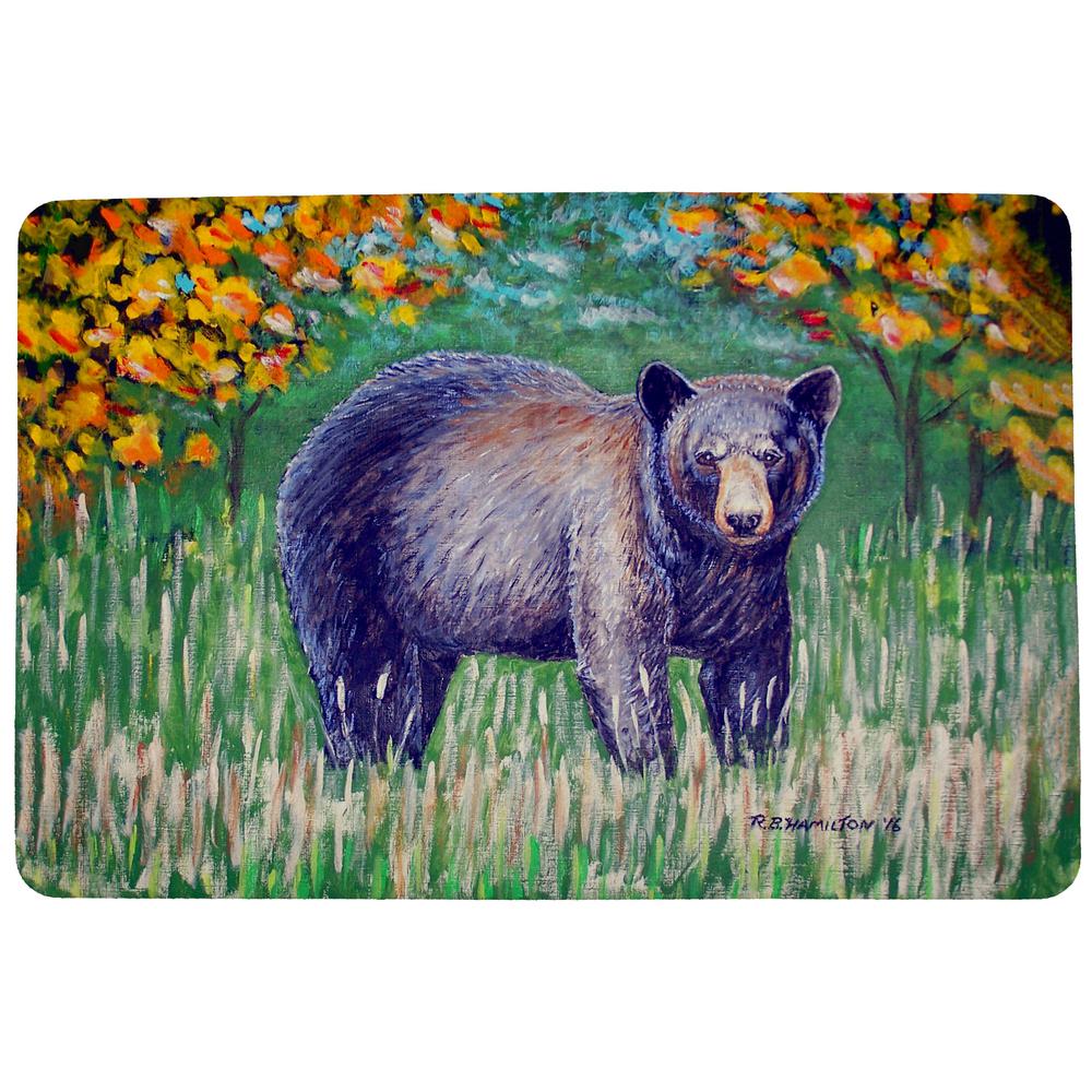 Black Bear Door Mat 18x26