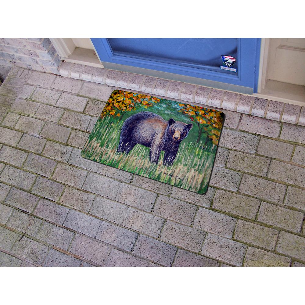 Black Bear Door Mat 18x26