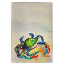 Teal Crab Guest Towel