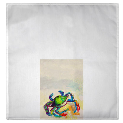 Teal Crab Guest Towel