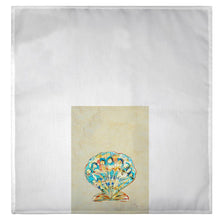 Teal Scallop Guest Towel