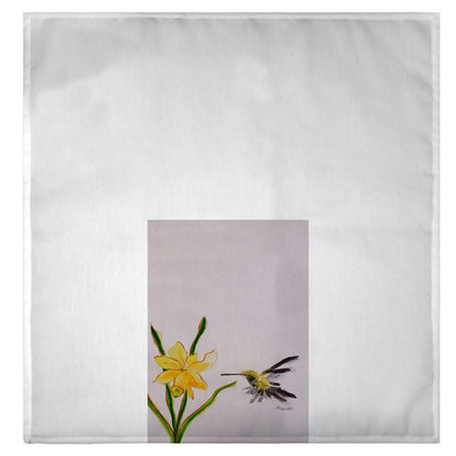 Yellow Hummingbird Guest Towel