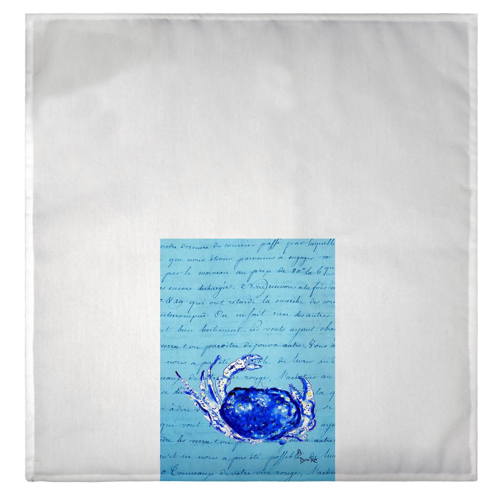 B Script Crab Guest Towel