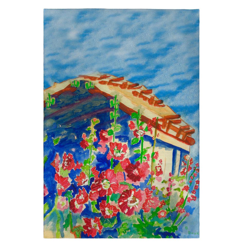 Hollyhocks Guest Towel