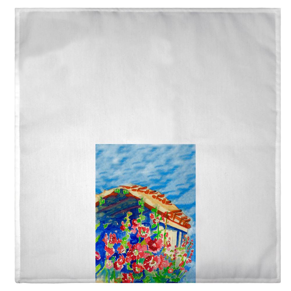 Hollyhocks Guest Towel