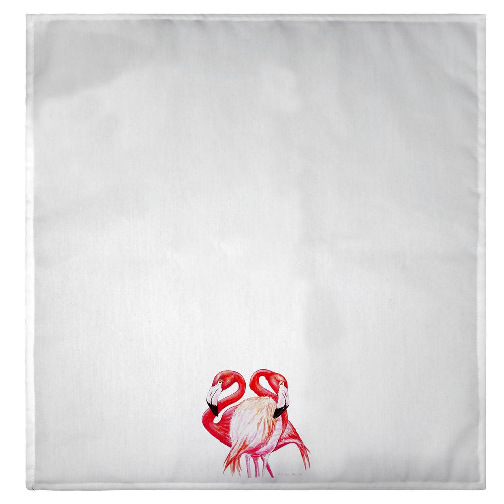 Two Flamingos Guest Towel