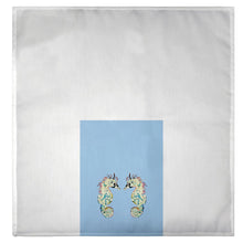 Betsy's Seahorses on Light Blue Guest Towel