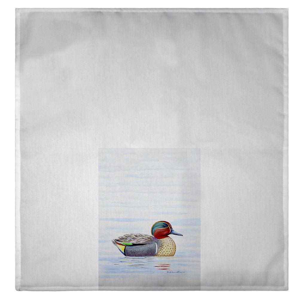 Green Wing Teal Guest Towel