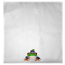 Stacked Frogs guest towel