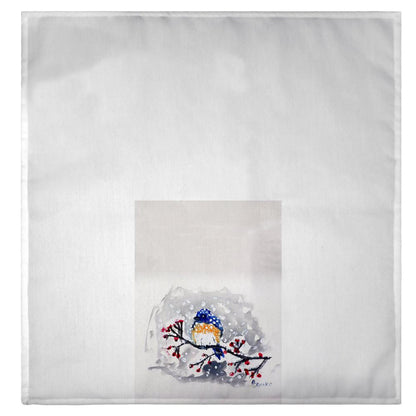Bluebird in Snow Guest Towel