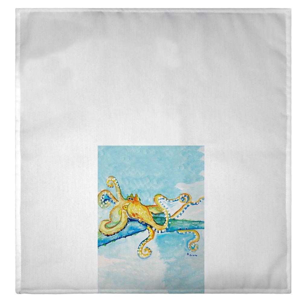 Gold Octopus Guest Towel