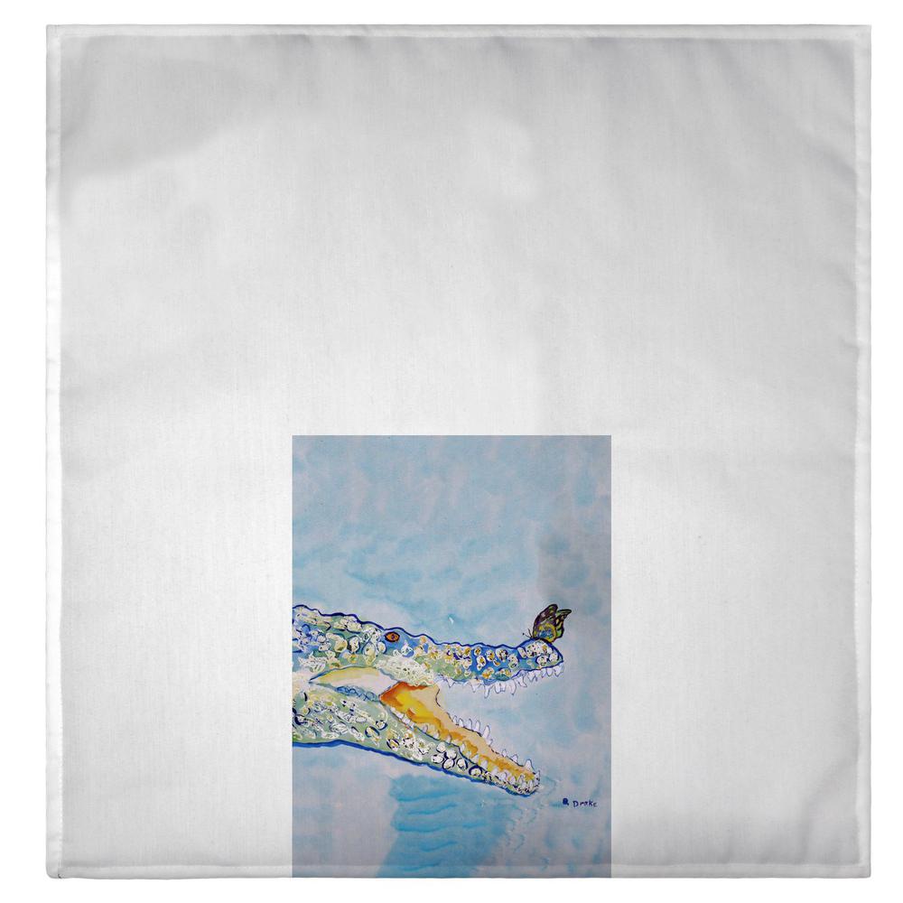 Croc and Butterfly Guest Towel