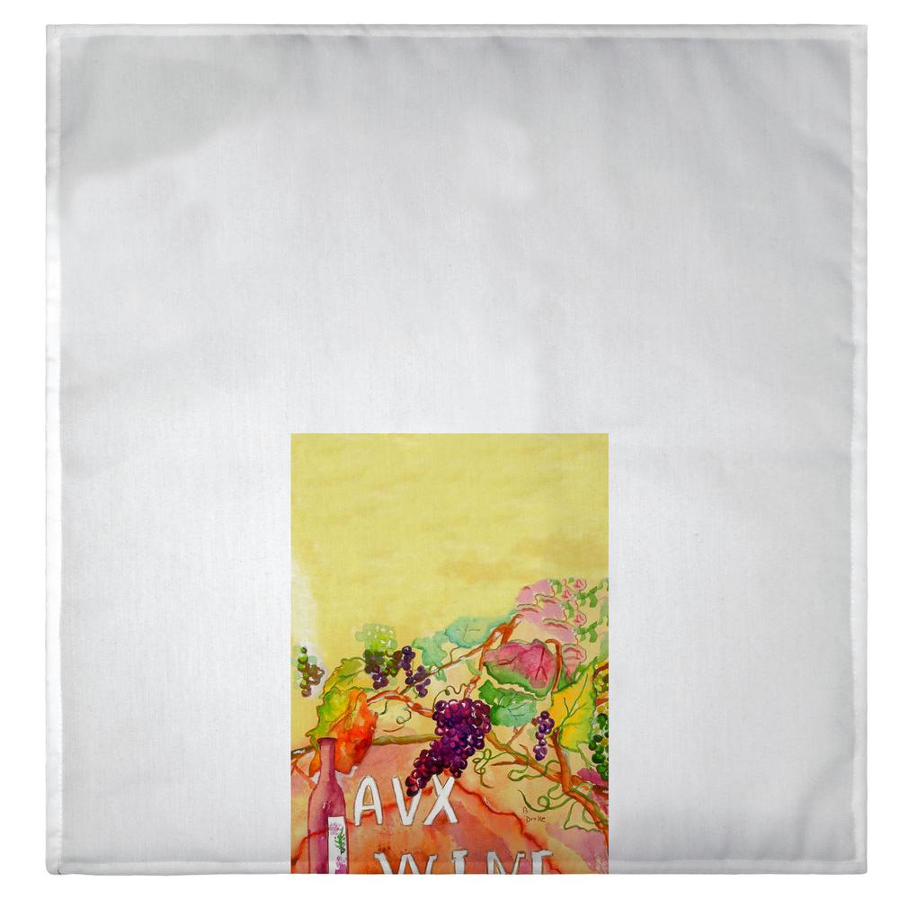 Wine & Grapes Guest Towel
