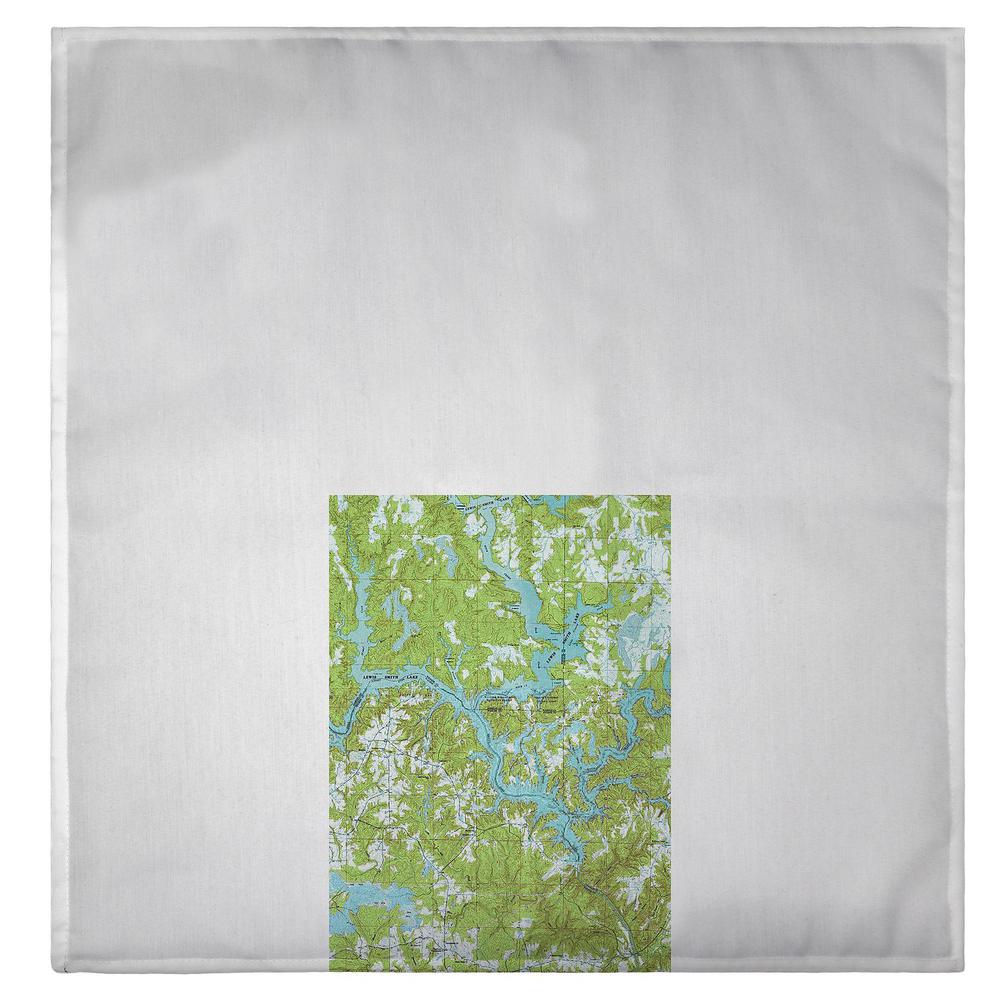 Lewis Smith Lake, AL Nautical Map Guest Towel