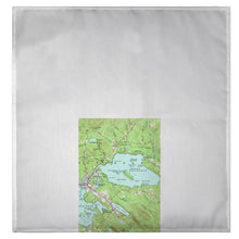 Lake Wentworth, NH Nautical Map Guest Towel