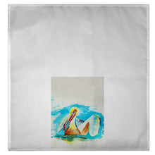 Pelican in Teal Guest Towel