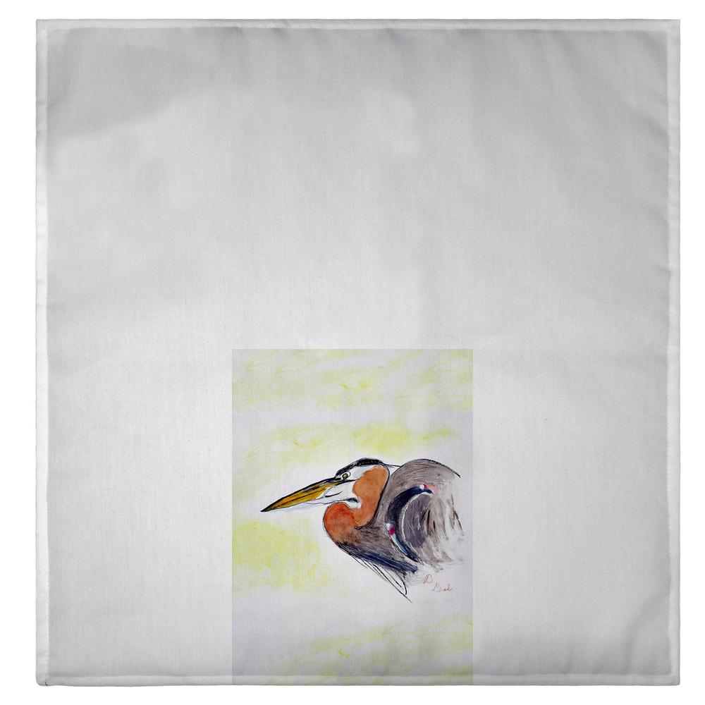 Heron Portrait Guest Towel