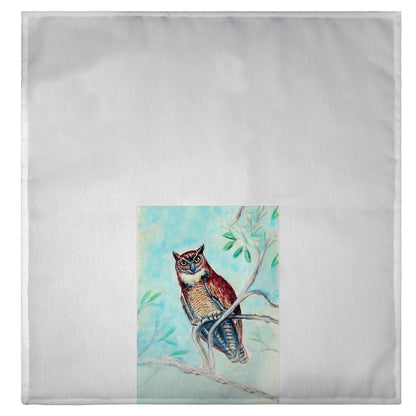 Owl in Teal Guest Towel