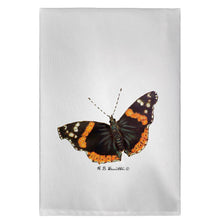 Red Admiral ButterFly Guest Towel