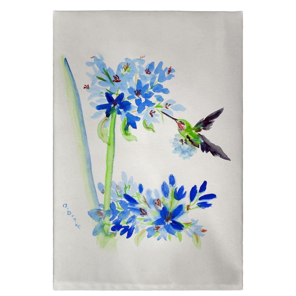and Blue Flowers Guest Towel