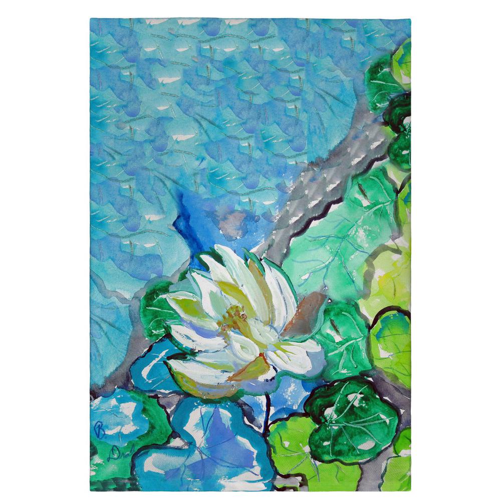 White Lily Guest Towel