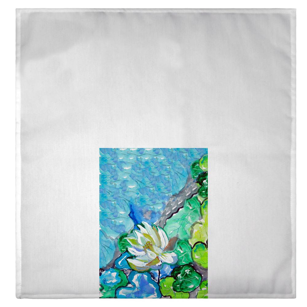 White Lily Guest Towel