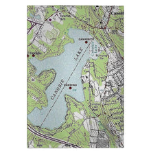 Canobie Lake, NH Nautical Map Guest Towel
