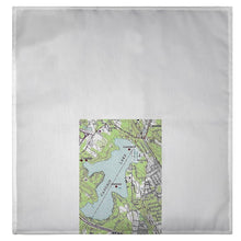 Canobie Lake, NH Nautical Map Guest Towel