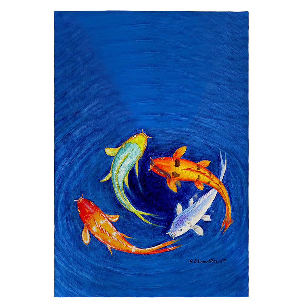 Swirling Koi Guest Towel