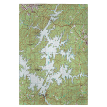 Lake Martin, AL Nautical Map Guest Towel