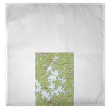 Lake Martin, AL Nautical Map Guest Towel