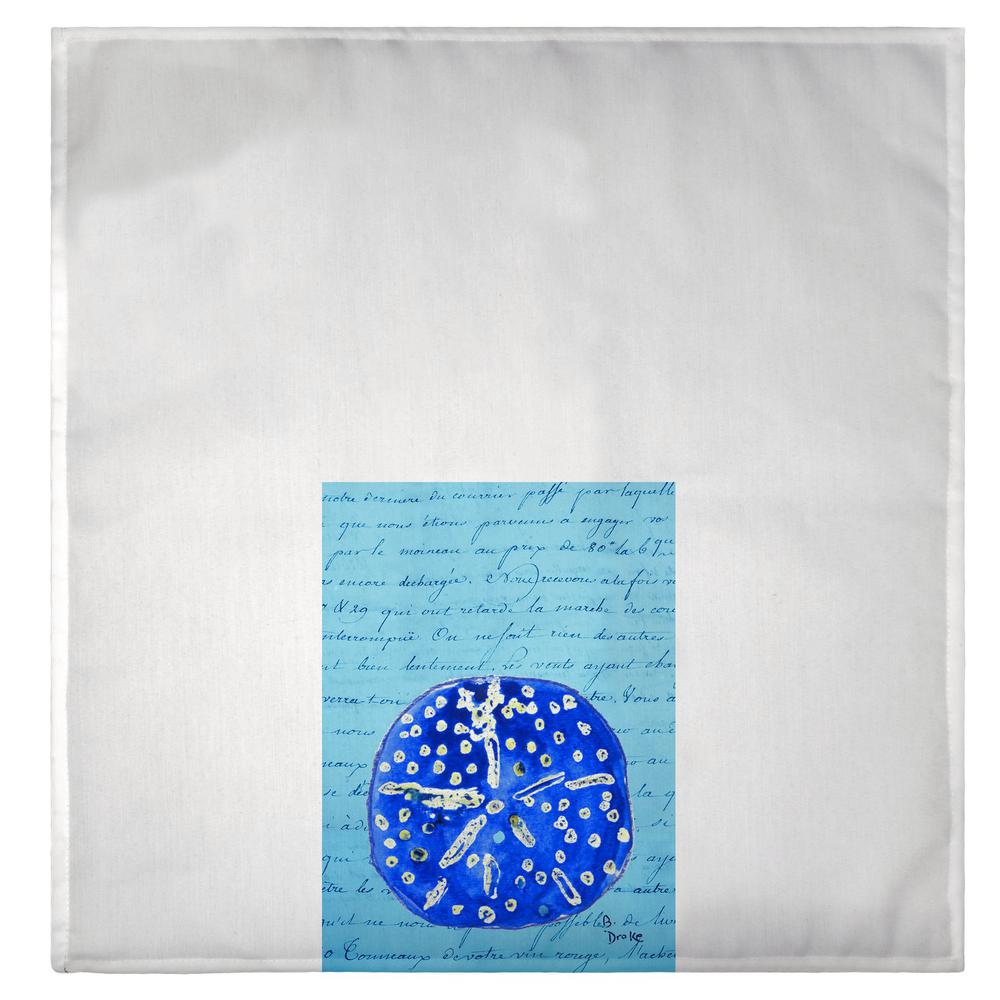 Blue Sand Dollar Guest Towel